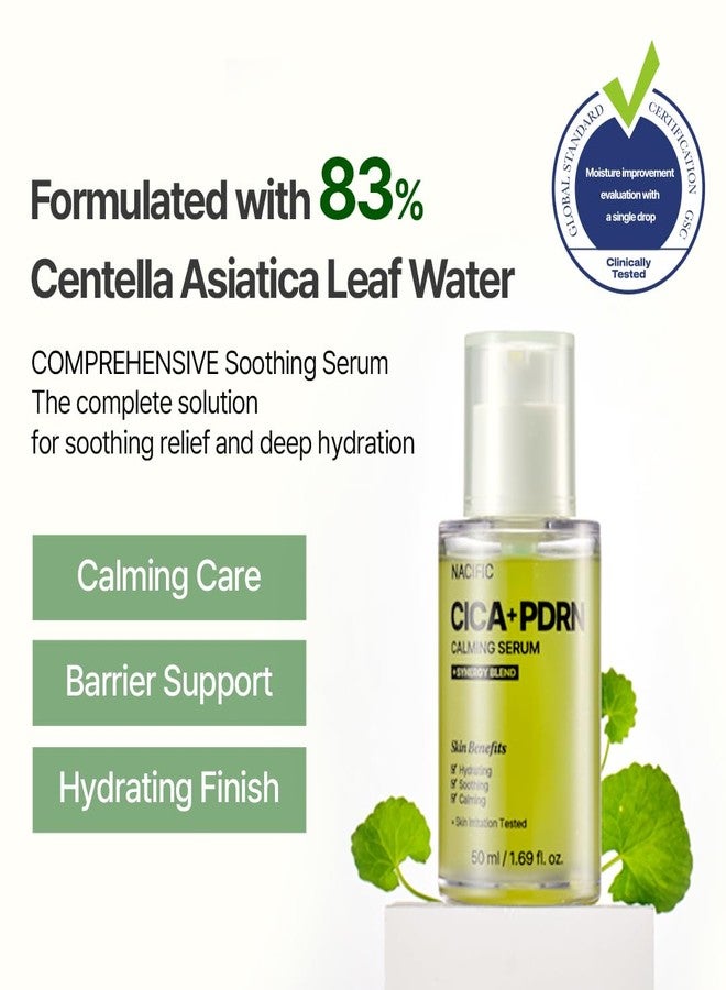 NACIFIC Cica PDRN Calming Serum 1.69 fl oz 50ml, Centella Asiatica, Soothing, Hydrating Barrier Repair for Sensitive Skin, Redness Relief, Korean Skincare, Stocking Stuffers, Christmas Gifts for Women - Image 2